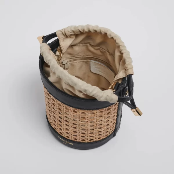 VESTIRSI Brittany  Rattan Bucket Bag - Image 4