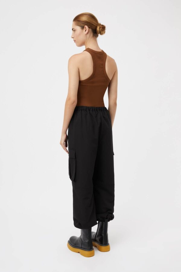C & M by CAMILLA AND MARC Nora Rib Tank Dark Chocolate - Image 2