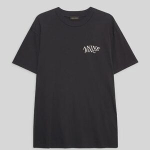 ANINE BING  Walker Tee Band in Black