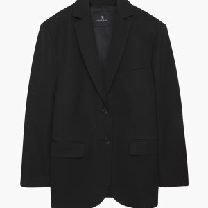ANINE BING quinn blazer BLACK