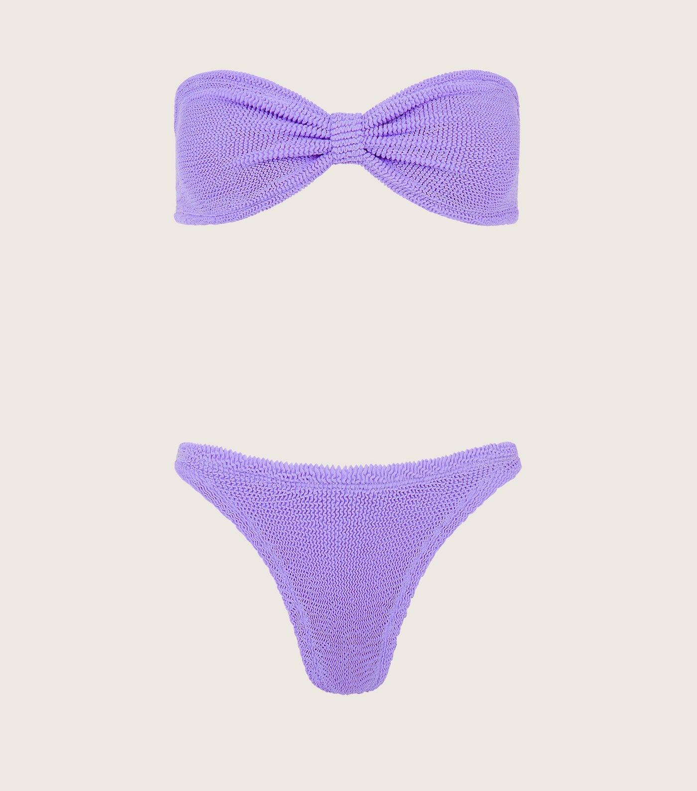 HUNZA G Jean Bikini Lilac