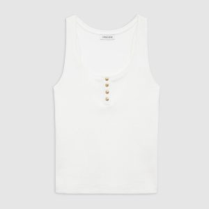 ANINE BING Alessia Tank IVORY