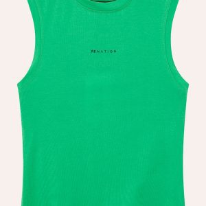 P.E NATION LENOX Tank IN KELLY GREEN