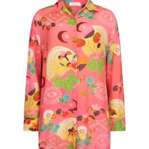SPELL Libertine Shirt Dress Cayenne
