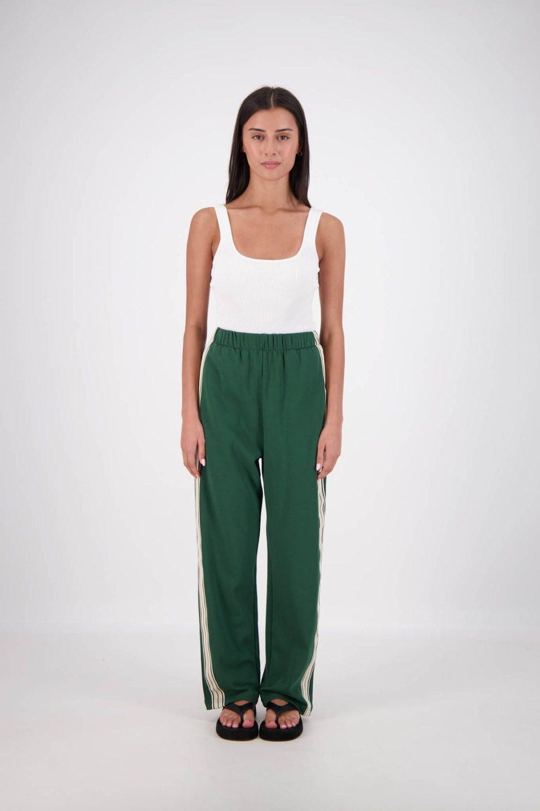 JASMINE ALEXA Panarea Trackpant Forest Green - Image 2