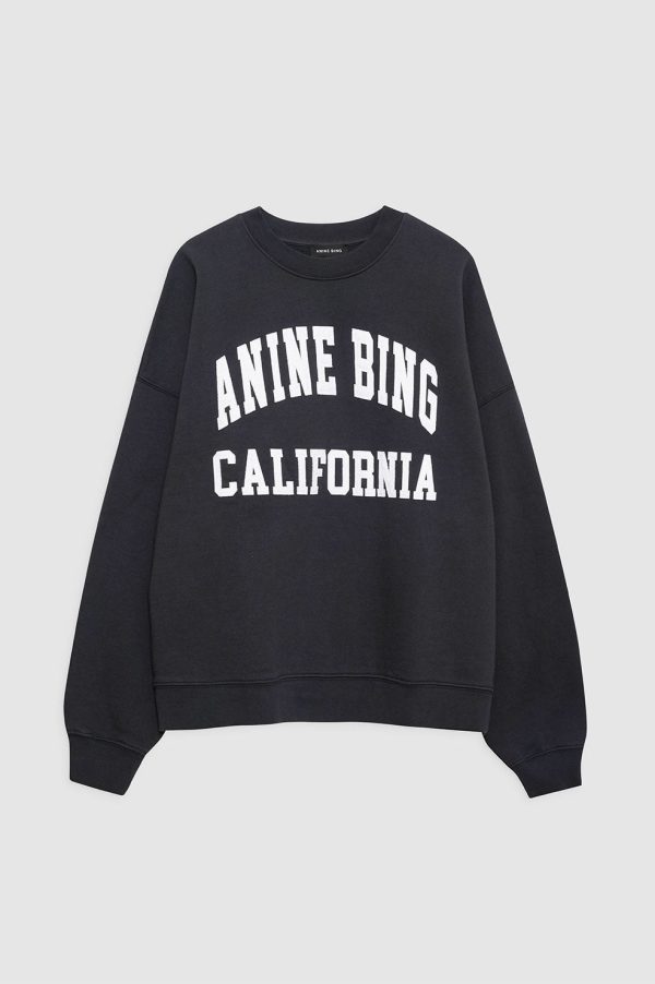 ANINE BING MILES SWEATSHIRT ANINE BING - VINTAGE Black