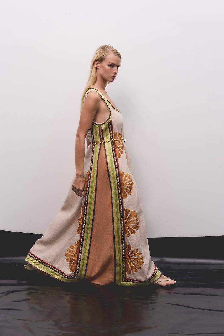 ANTIPODEAN DÉJÀ VU SCOOP NECK Gown SUNRISE - Image 2