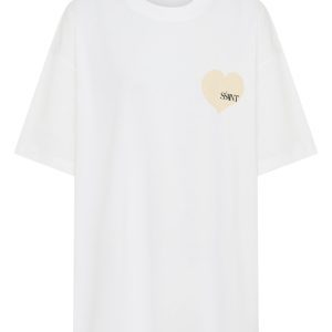SŚAINT Heart Tee : White & Cream