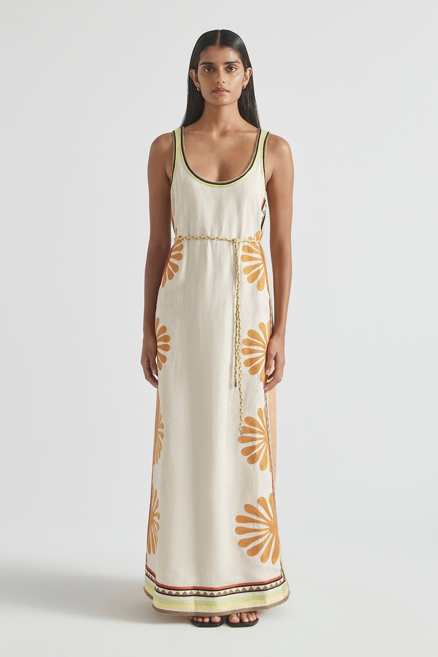 ANTIPODEAN DÉJÀ VU SCOOP NECK Gown SUNRISE - Image 4