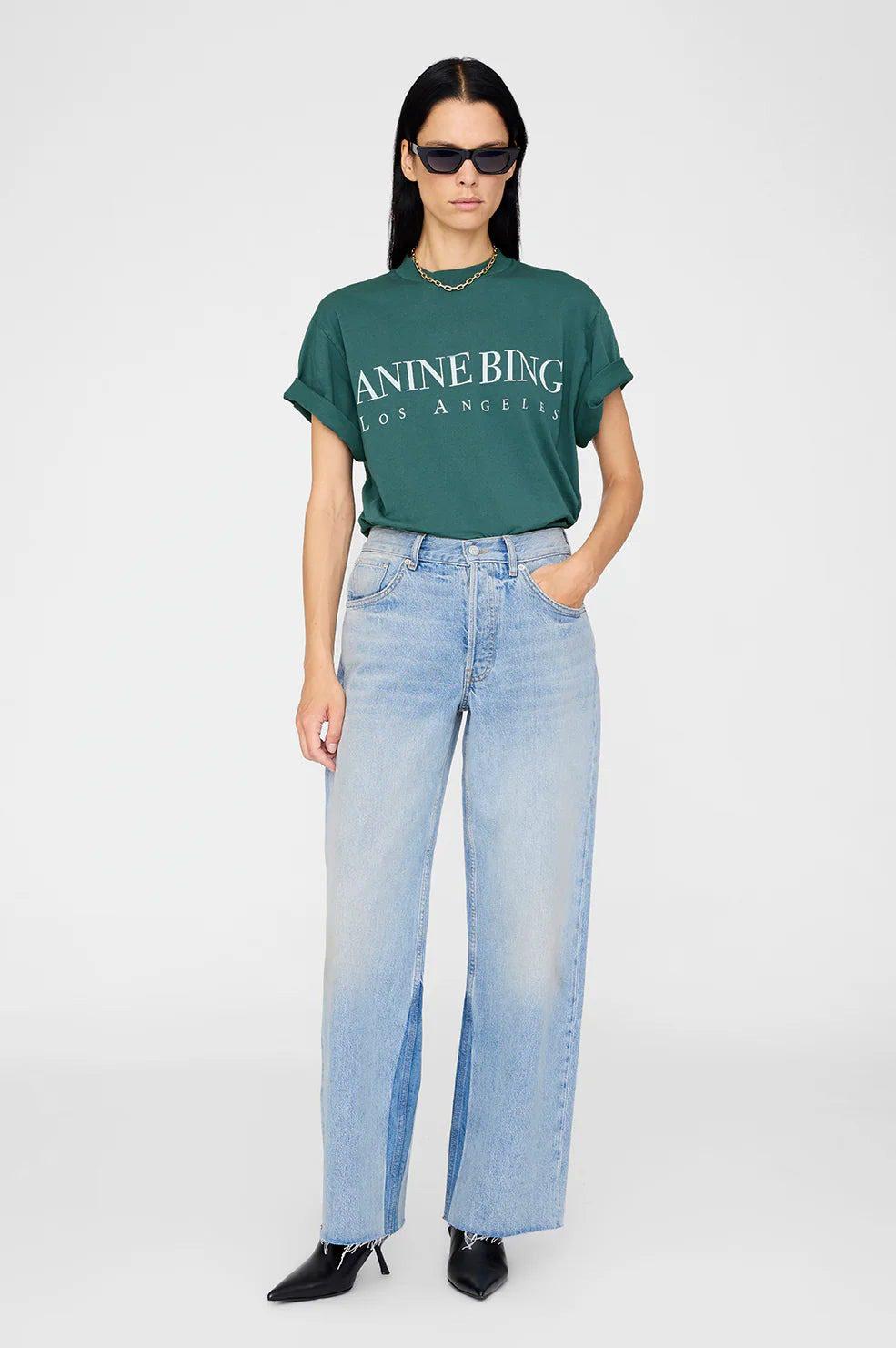 ANINE BING TEE LOS ANGELES - DARK TEAL