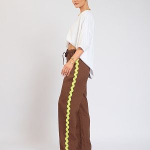 LUNA LANE The Kimi Pants / Chocolate