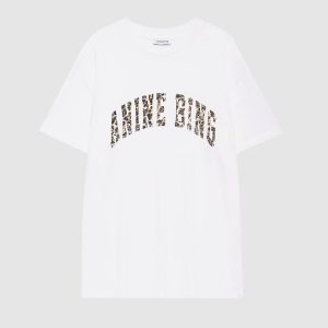 ANINE BING Walker Tee Anine Bing Leopard