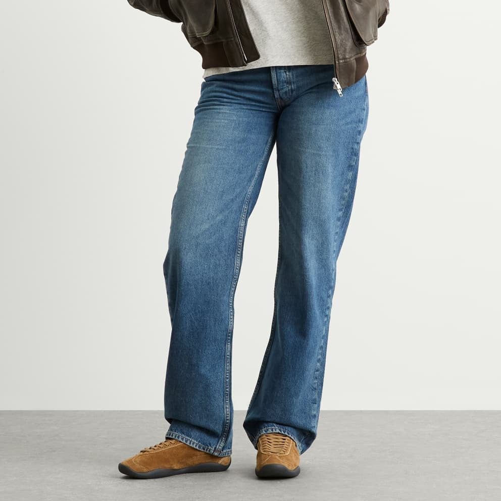 ANINE BING Anine Bing Gavin Long Jeans Blue - Image 2