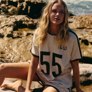 INDIGO AND WOLFE Club 55 Tee - COCOA