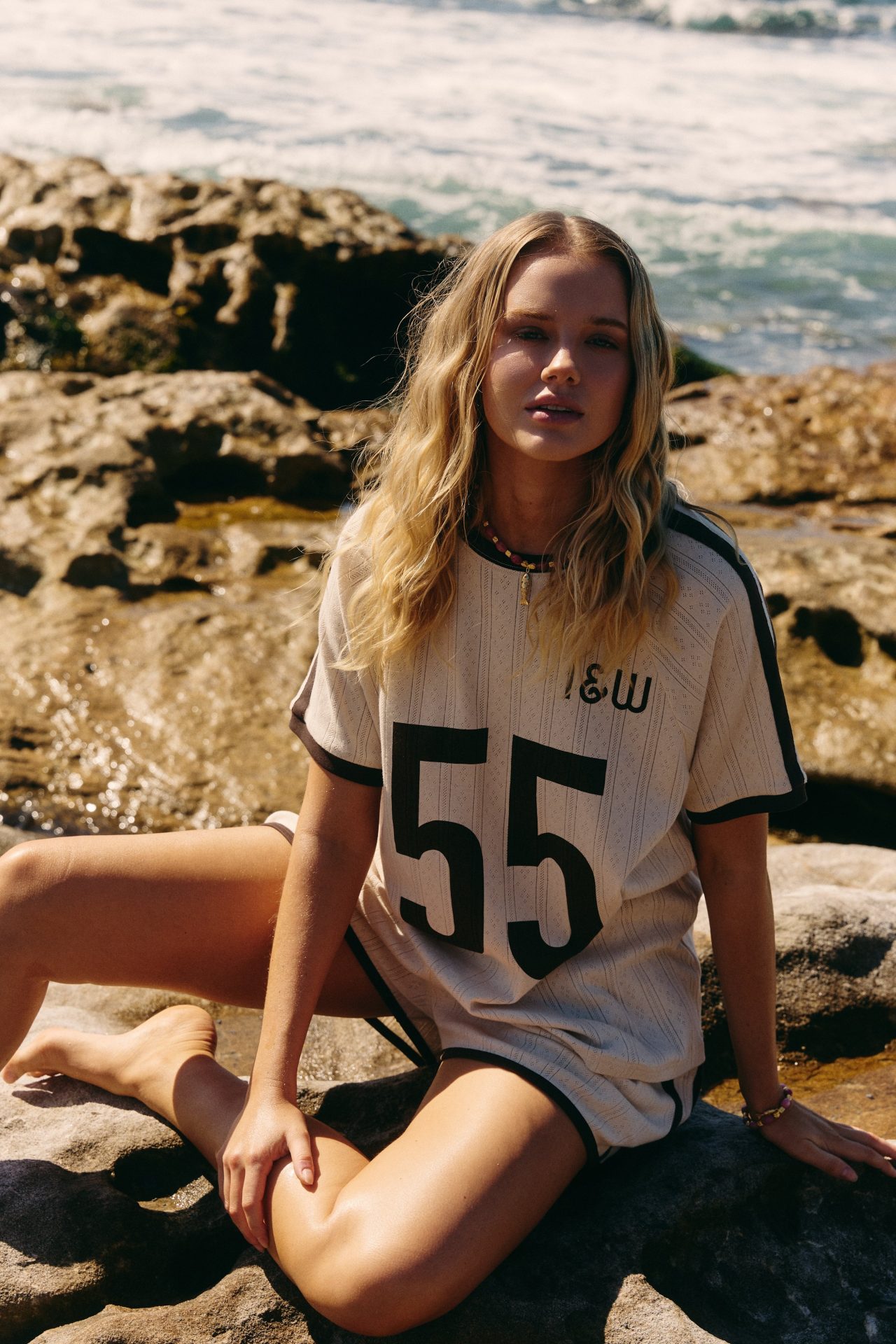 INDIGO AND WOLFE Club 55 Tee - COCOA