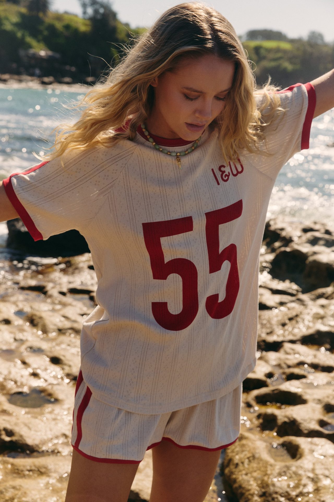 INDIGO AND WOLFE Club 55 Shorts - RED