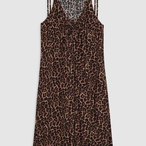 ANINE BING FLORA DRESS - LEOPARD