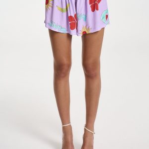SUMMI SUMMI RELAXED SHORT - LILAC TROPPO