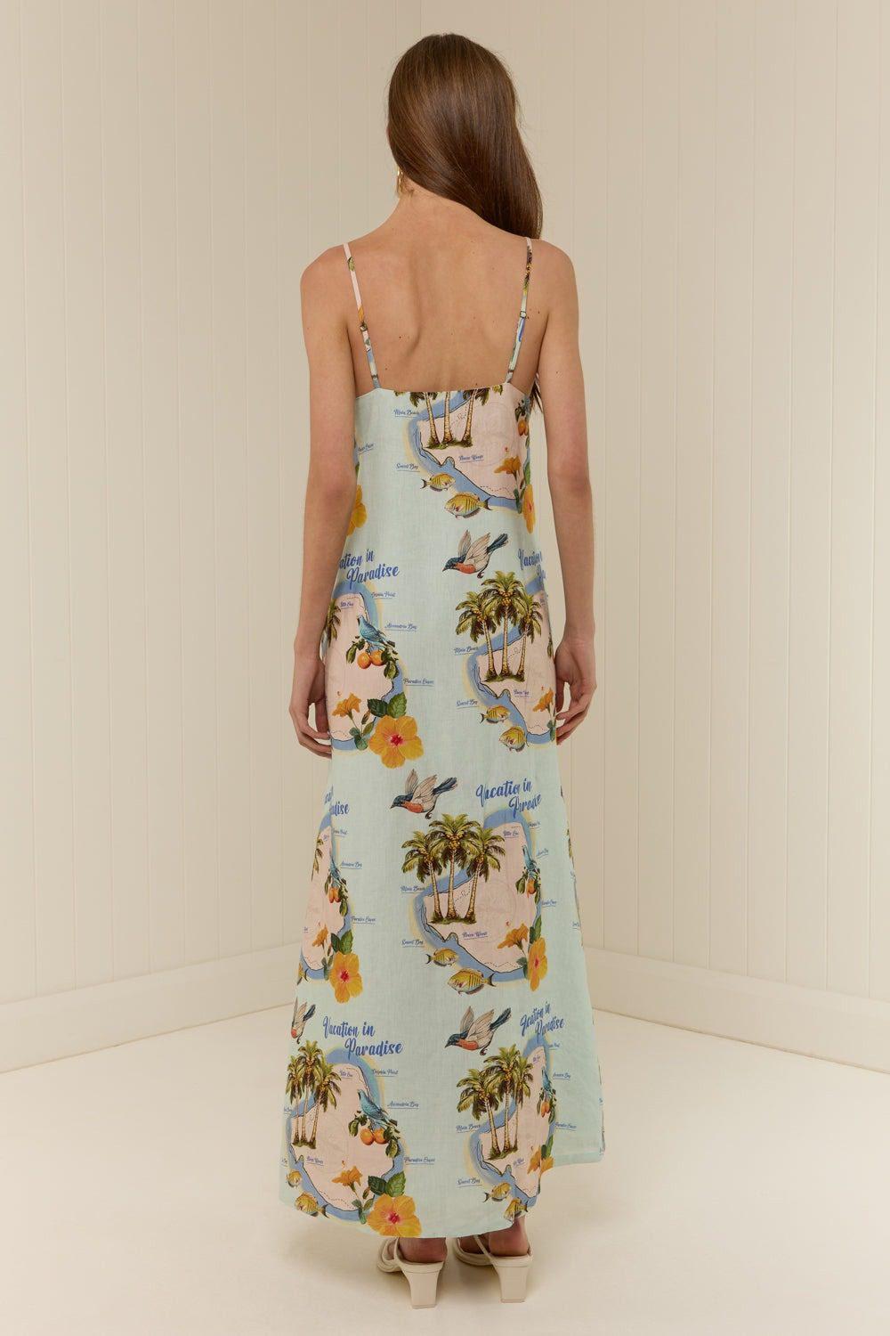 PALM NOOSA Heidi Dress Palm Paradise - Image 3