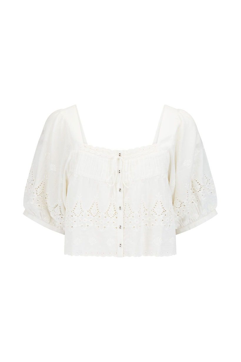 SPELL Maiden Lace Blouse