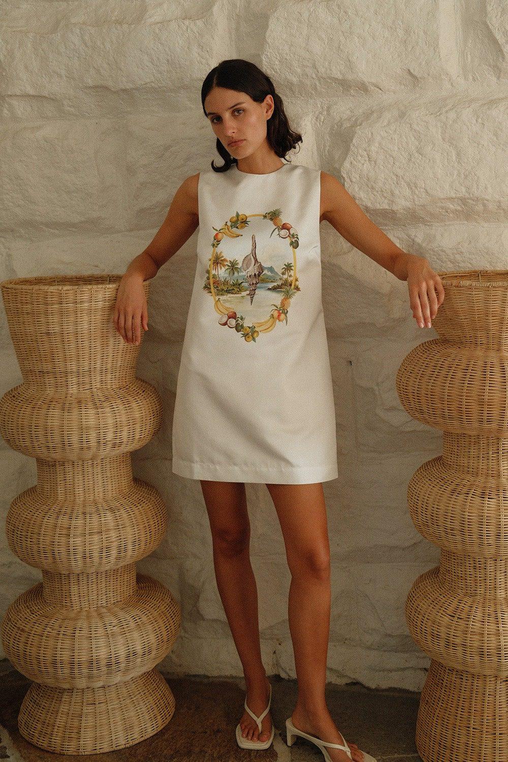 PALM NOOSA Ella Mini Dress Lost Bay - Image 3