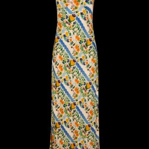 KINGA CSILLA LIMONE TRIANGLE SLIP DRESS