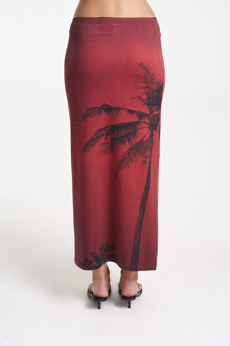 SUMMI MIDI SKIRT-LA PALMA - Image 3