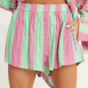 SABBI THE BOXER SHORT - POP STRIPE GREEN