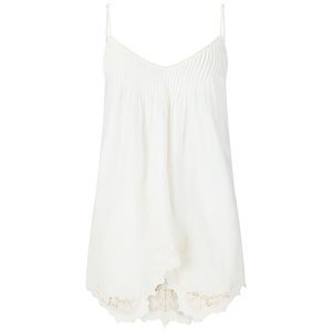 SPELL Kala Handkerchief Cami - White Lily