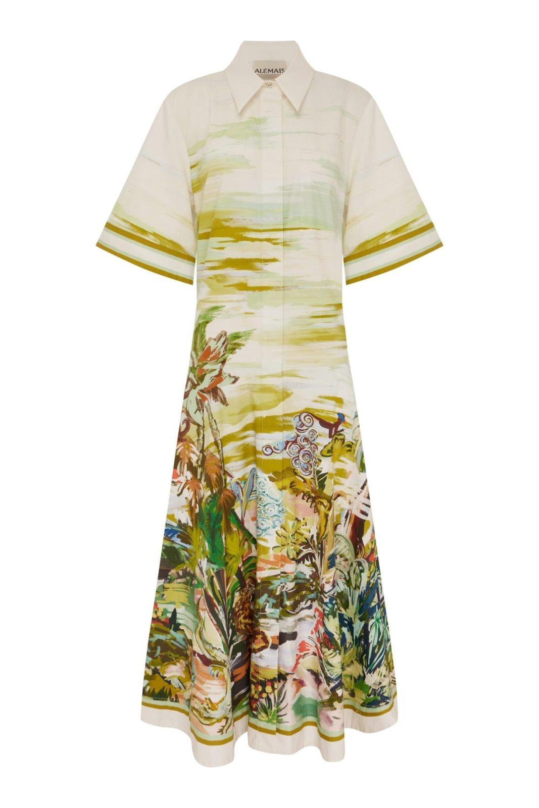 ALEMAIS jungle boogie shirtdress