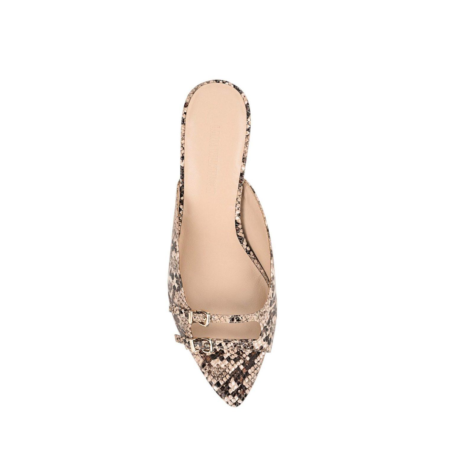 LANA WILKINSON Shannon Mule Snake-Print Leather - Image 2
