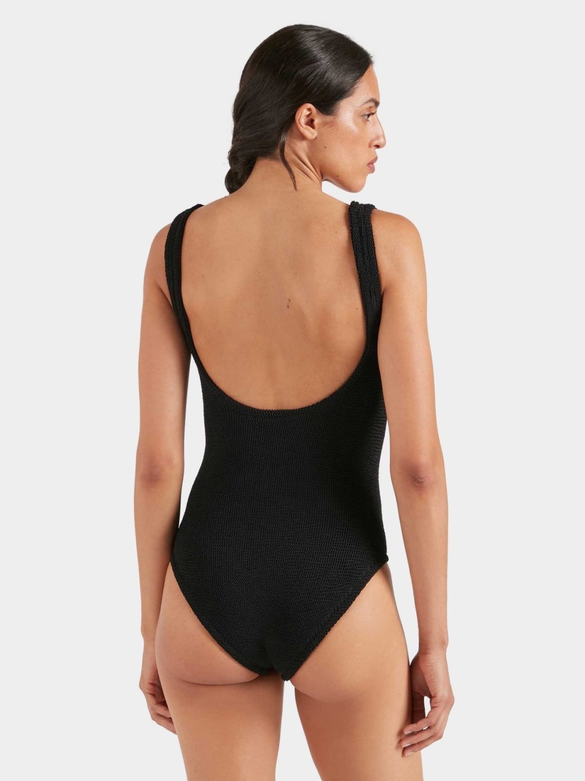 SABBI Coverage Celine Swim With Tonal Hoops Black - Image 3