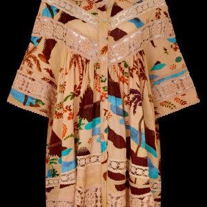 KINGA CSILLA ISLAND NOLA BUTTON DOWN DRESS