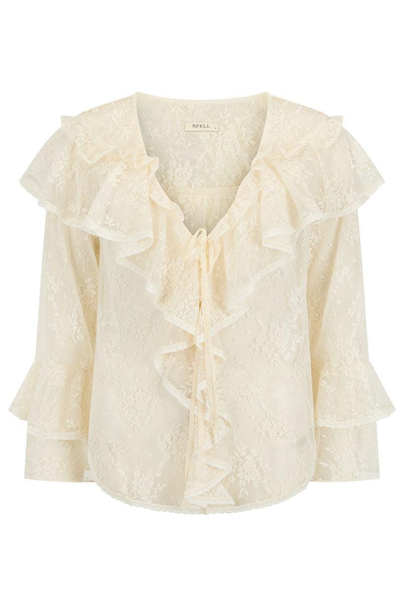 SPELL Labyrinth Lace Blouse