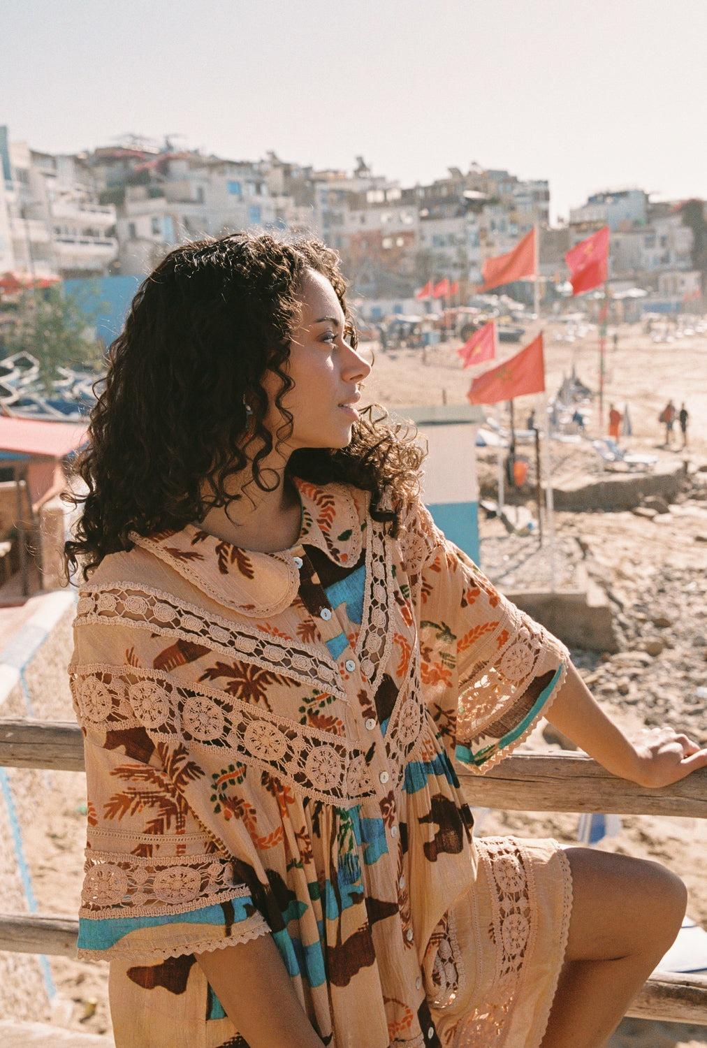 KINGA CSILLA ISLAND NOLA BUTTON DOWN DRESS - Image 3