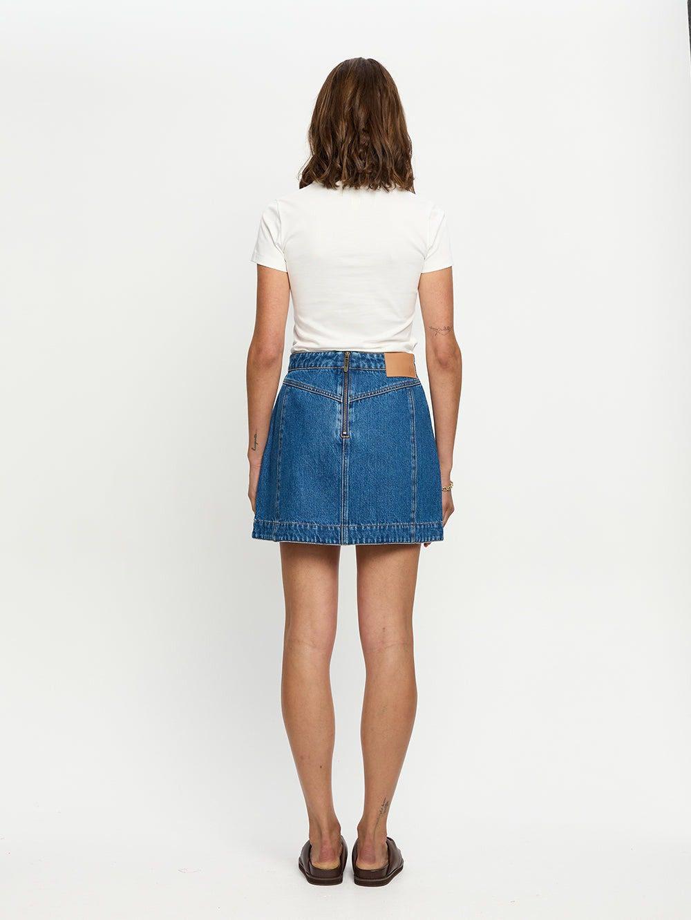 KIVARI Shea Denim Skirt - Image 2