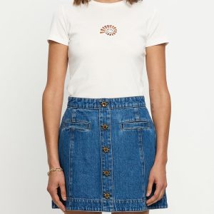 KIVARI Shea Denim Skirt