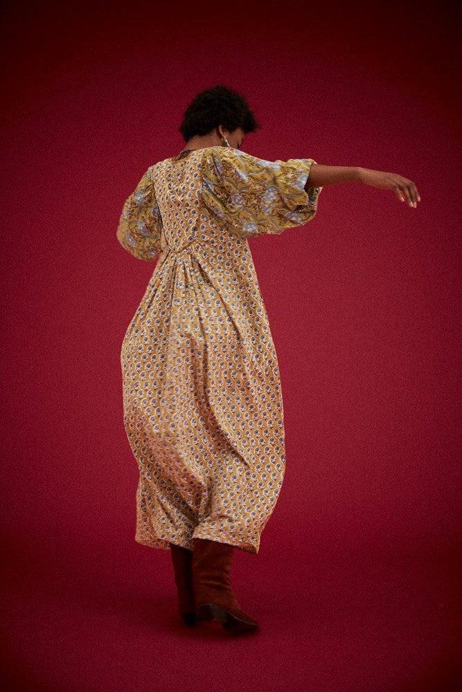 KINGA CSILLA ZOYA BLOCK PRINT MARRAKECH DRESS - Image 2