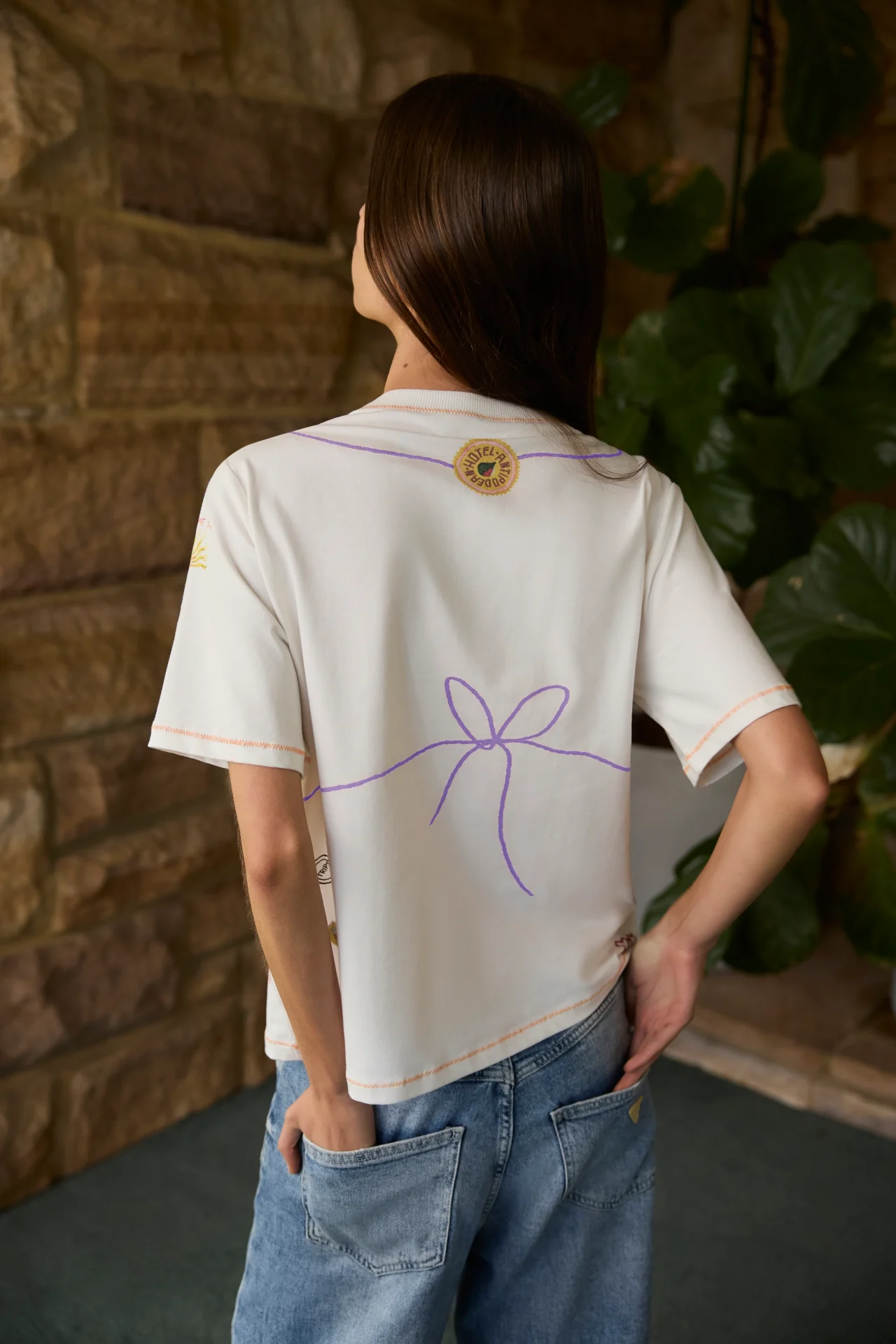 ANTIPODEAN VACAY ALL DAY CLASSIC TEE LILAC - Image 2