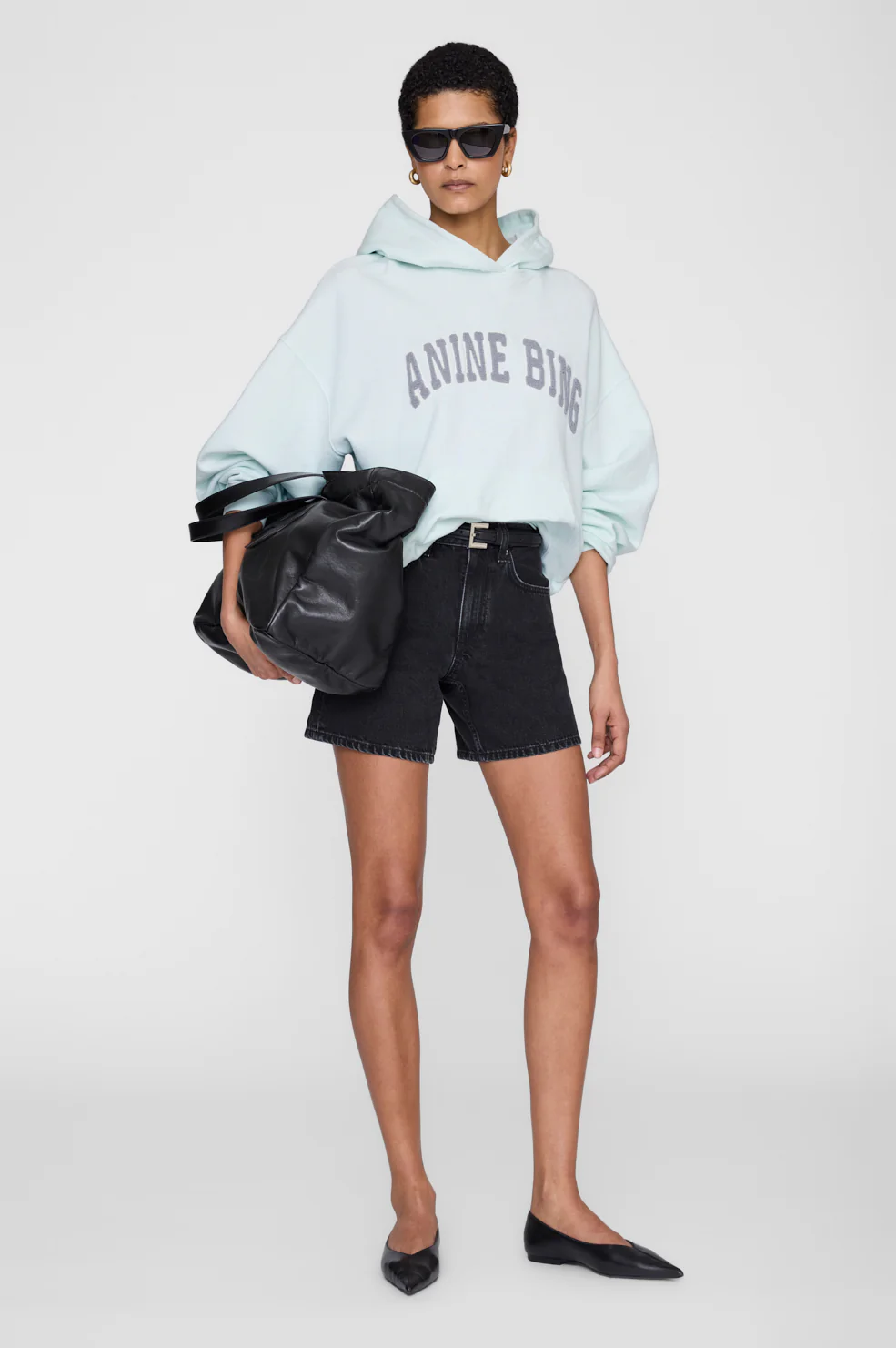 ANINE BING Harvey Sweatshirt Spring Mint - Image 2