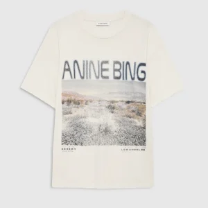 ANINE BING Cade Tee Wildflowers off white