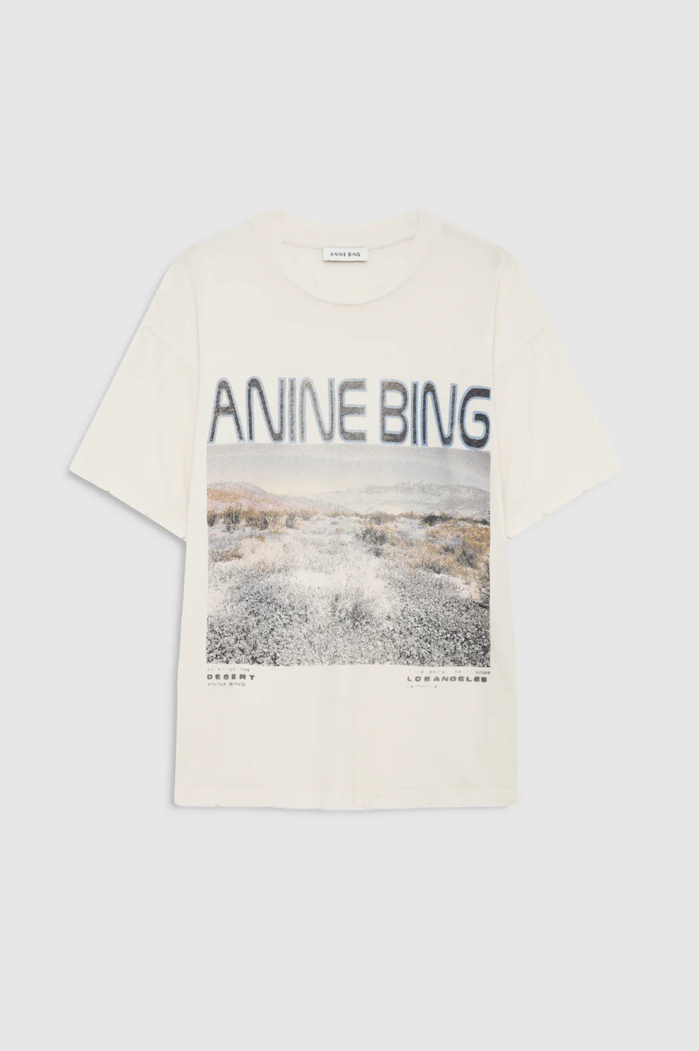 ANINE BING Cade Tee Wildflowers off white