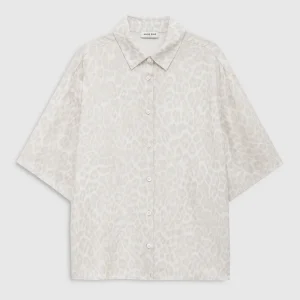 Anine Bing - Coco White Leopard Shirt