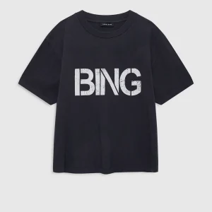 ANINE BING Wagner Tee Stencil vintage black