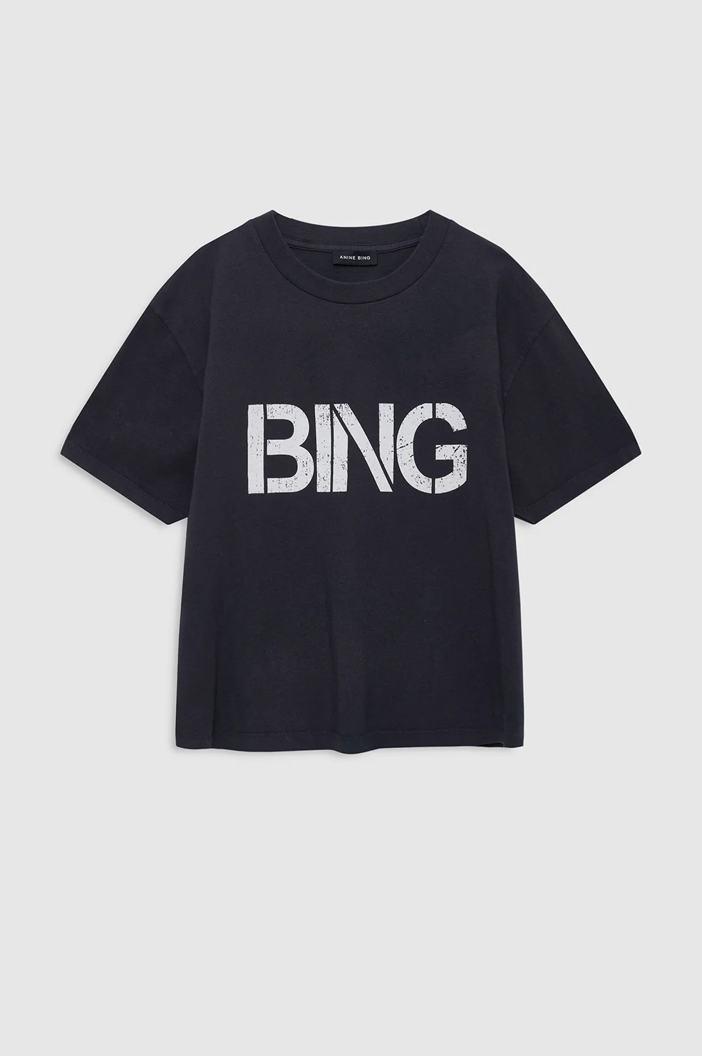 ANINE BING Wagner Tee Stencil vintage black