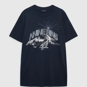 ANINE BING Walker Tee California vintage black