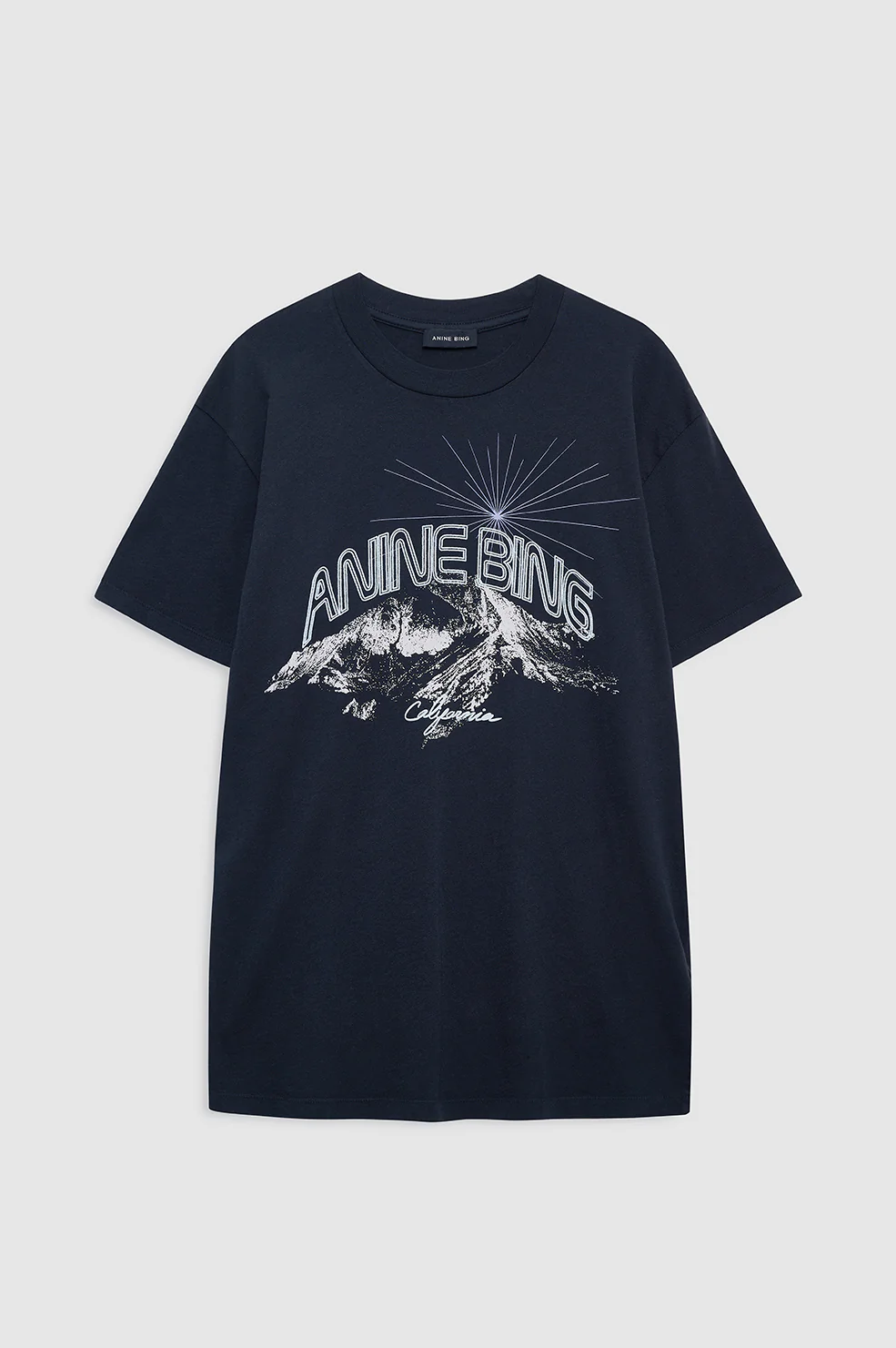ANINE BING Walker Tee California vintage black