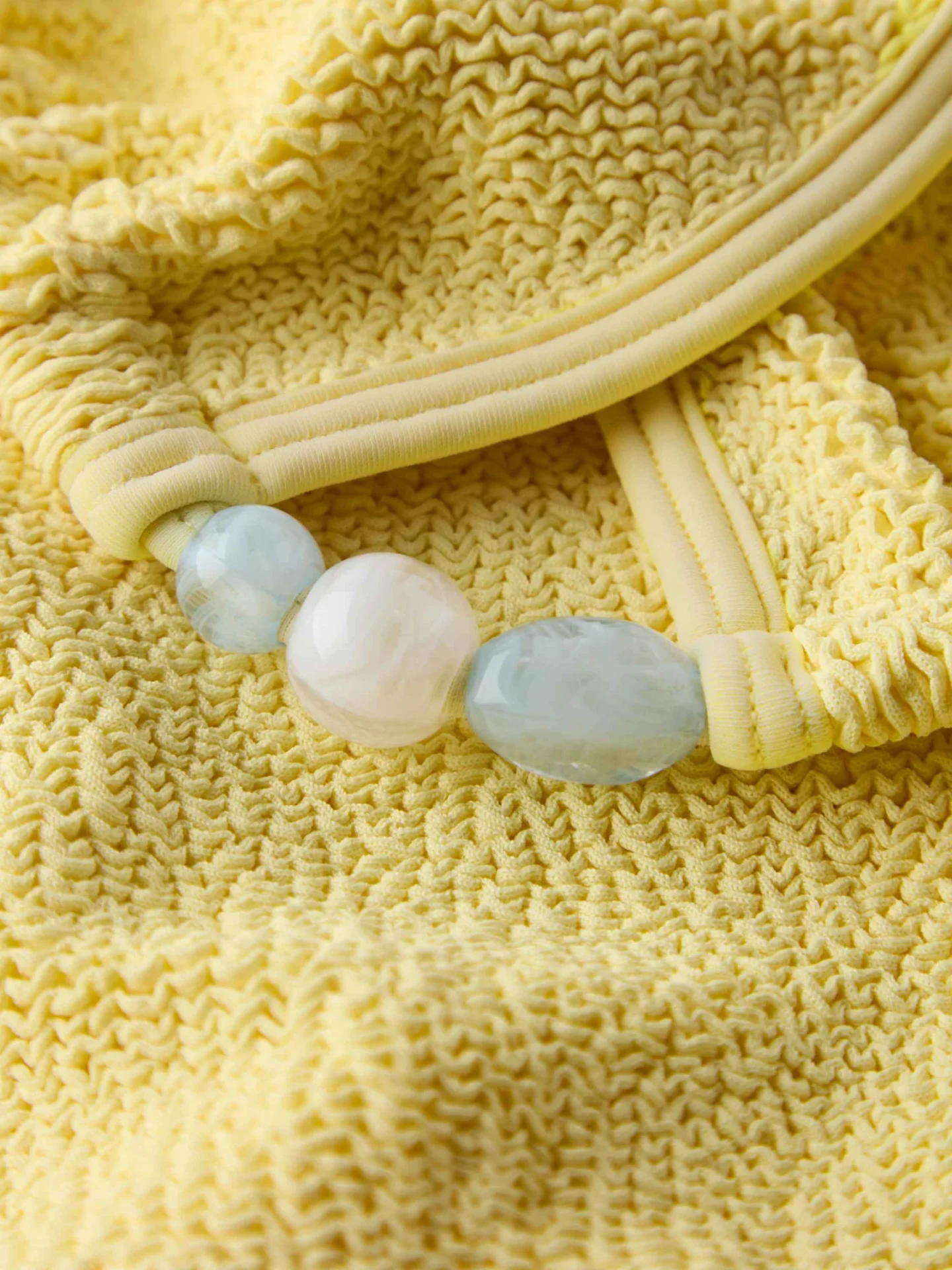 HUNZA G Gina Beaded Bikini Butter - Image 2