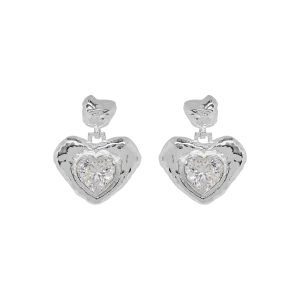 MOUNTAIN & MOON SURI Earrings | SILVER CZ