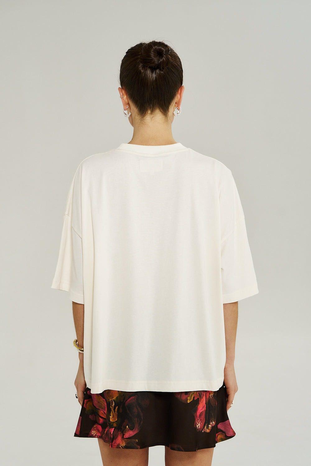 SUMMI SUMMI OUI OUI TEE - VINTAGE WHITE - Image 2